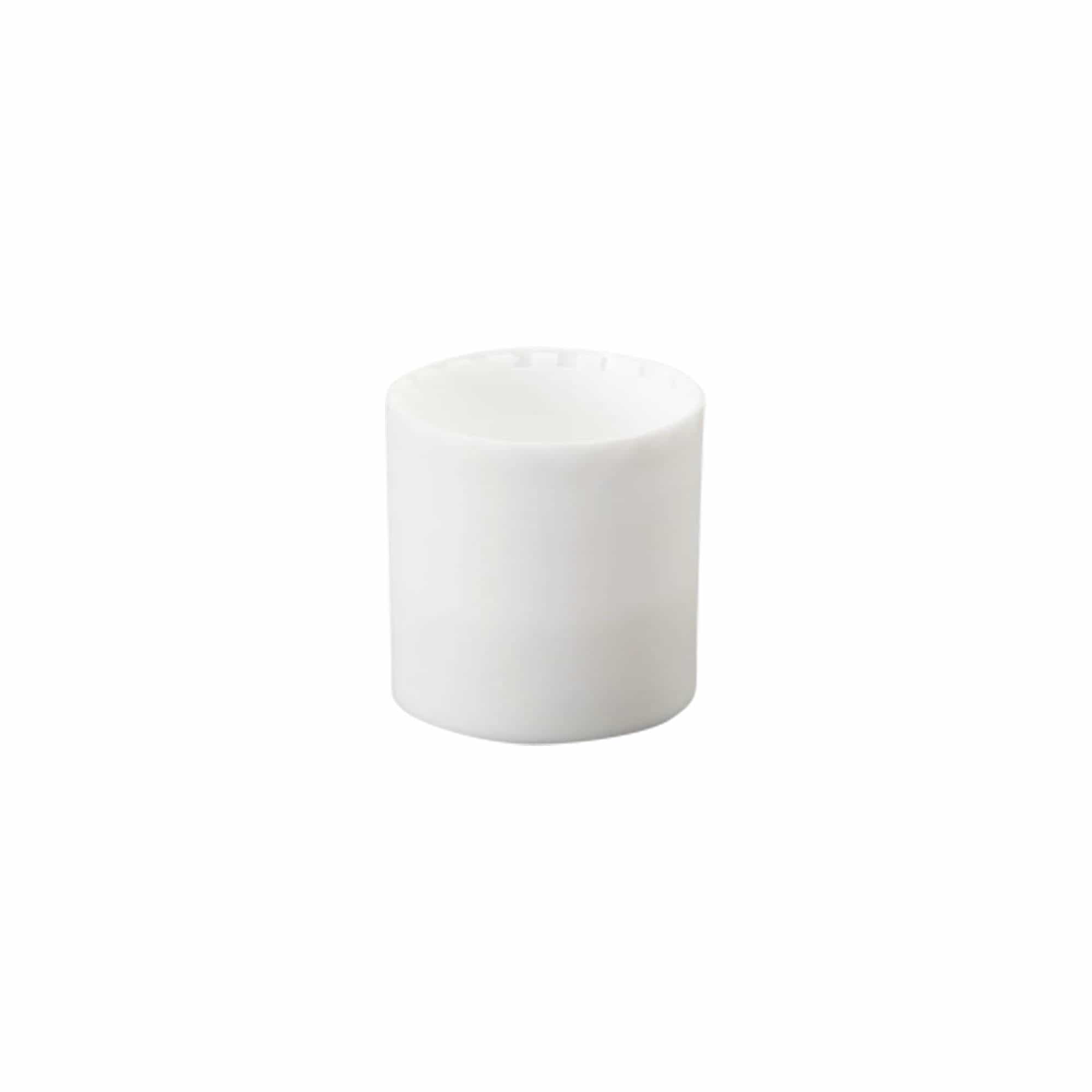 Bougage à vis Disc Top, plastique PP, blanc, pour bouchage: 24/410 Bougage à vis Disc Top, plastique PP, blanc, pour bouchage: 24/410