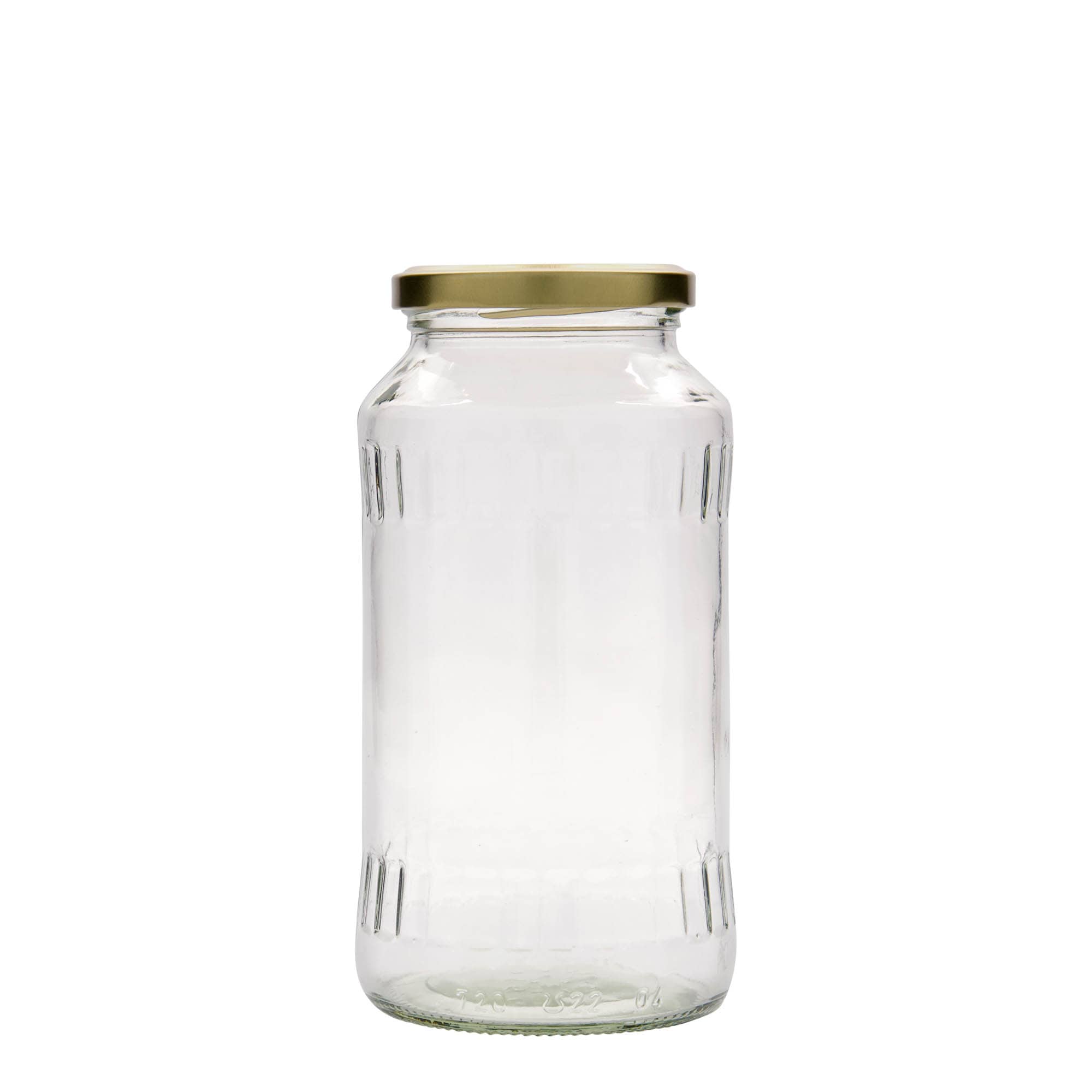 Bocal à facettes 720 ml, bouchage: Twist-Off (TO 66)
