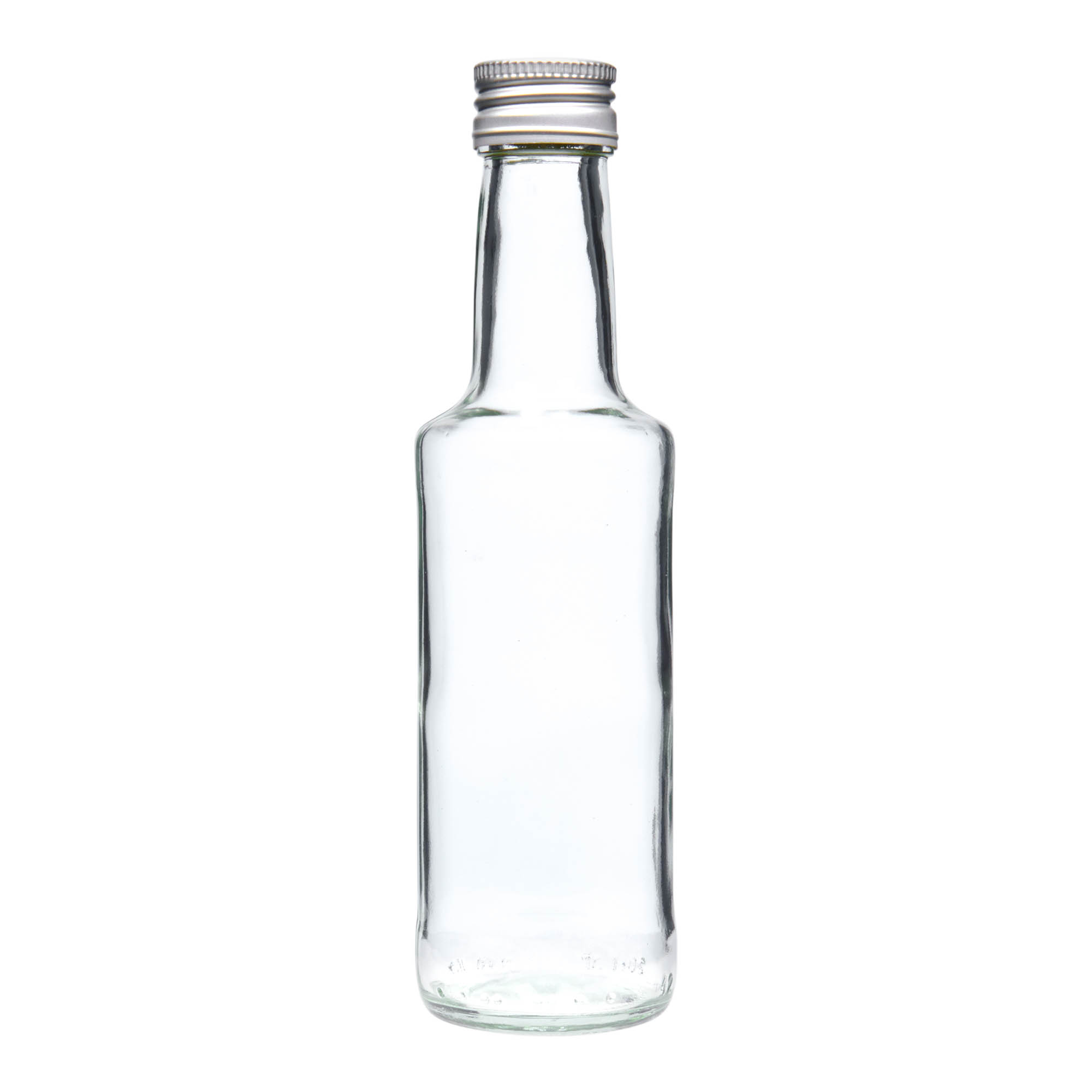 Glazen fles 'Bernie', 200 ml, monding: PP 28