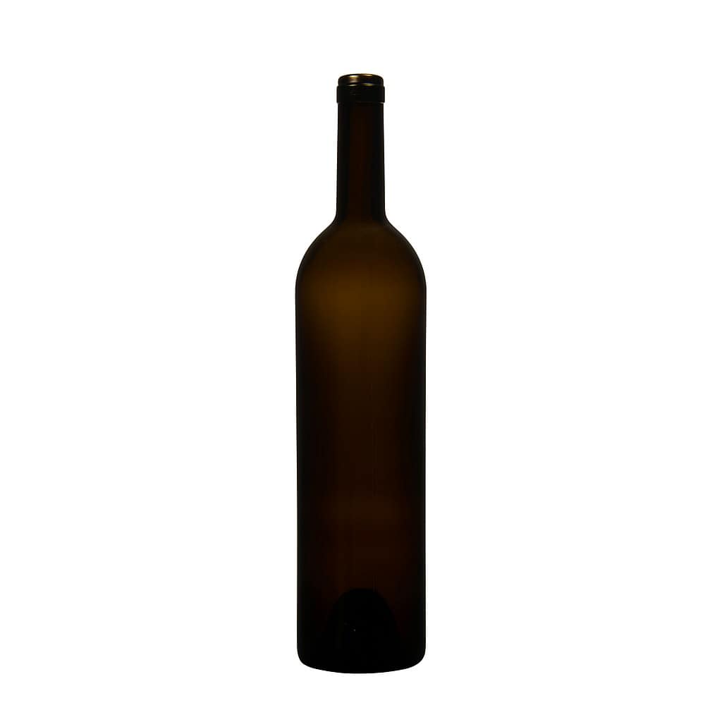 Bouteille de vin 750 ml 'Liberty', vert antique, bouchage: bouchon
