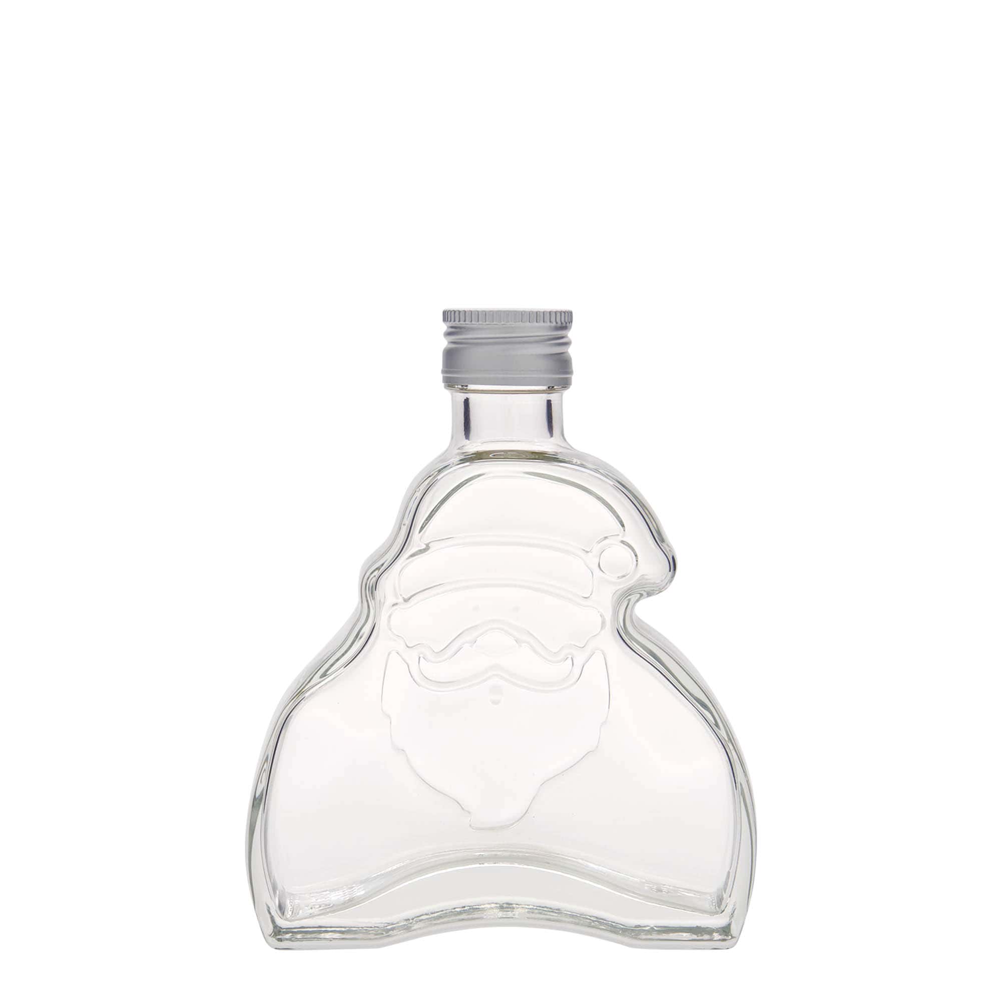Glazen fles 'Santa Claus', 200 ml, monding: PP 28 Glazen fles 'Santa Claus', 200 ml, monding: PP 28