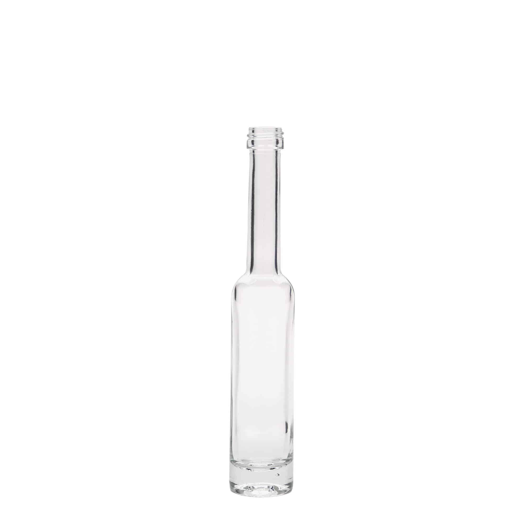Bouteille en verre 40 ml « Platina », bouchage: PP 18