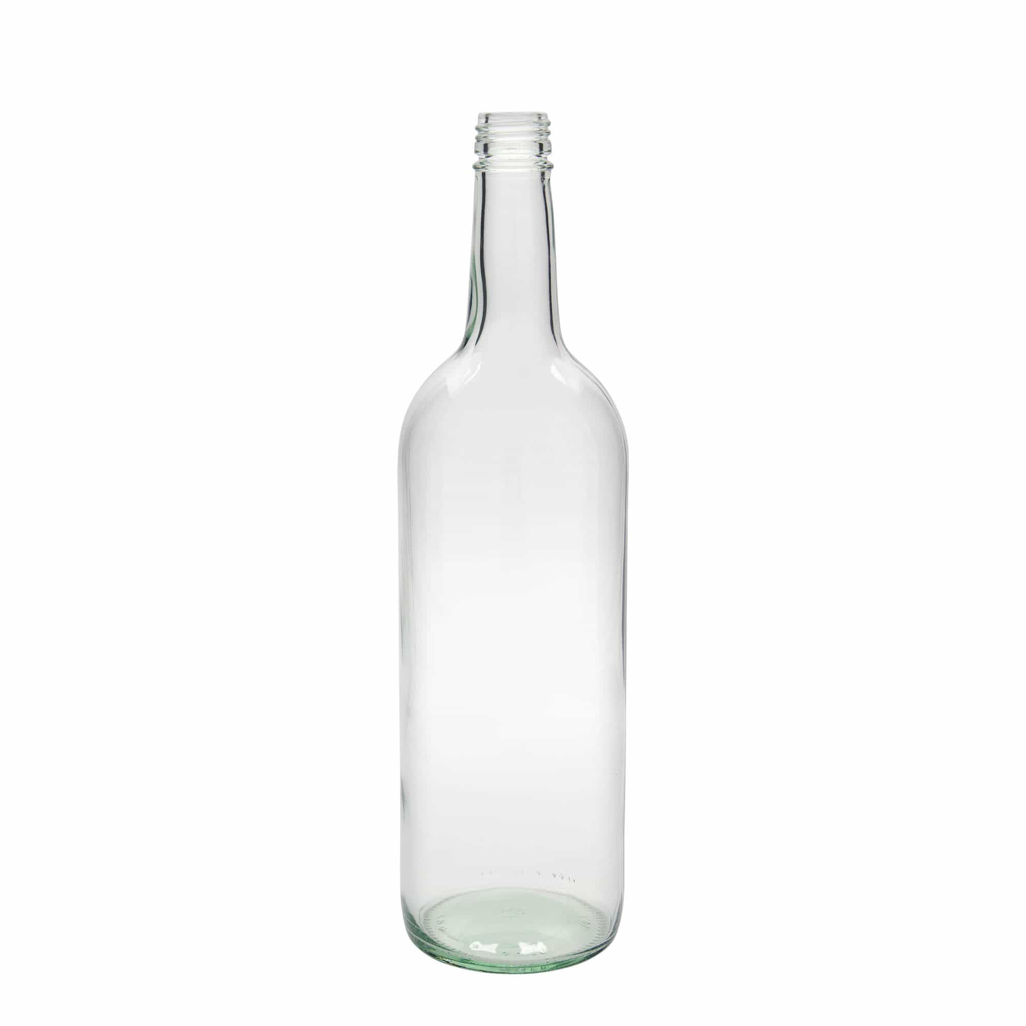 Bouteille universelle 1 000 ml, verre, bouchage: PP 28 Bouteille universelle 1 000 ml, verre, bouchage: PP 28