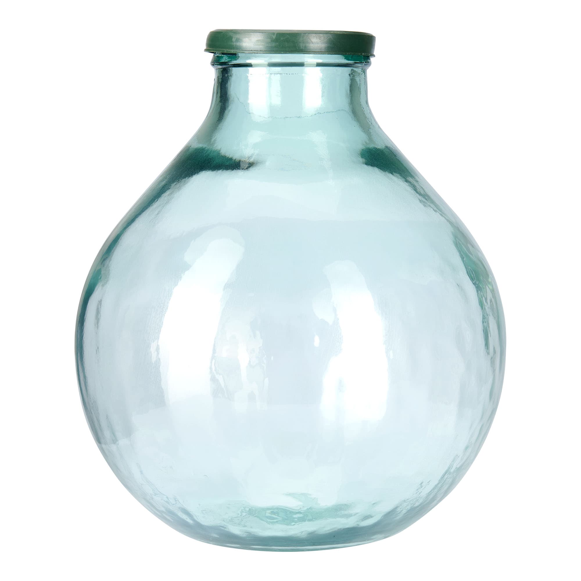 Ballonfles brede hals, 25 l, glas, monding: stulpdeksel Ballonfles brede hals, 25 l, glas, monding: stulpdeksel