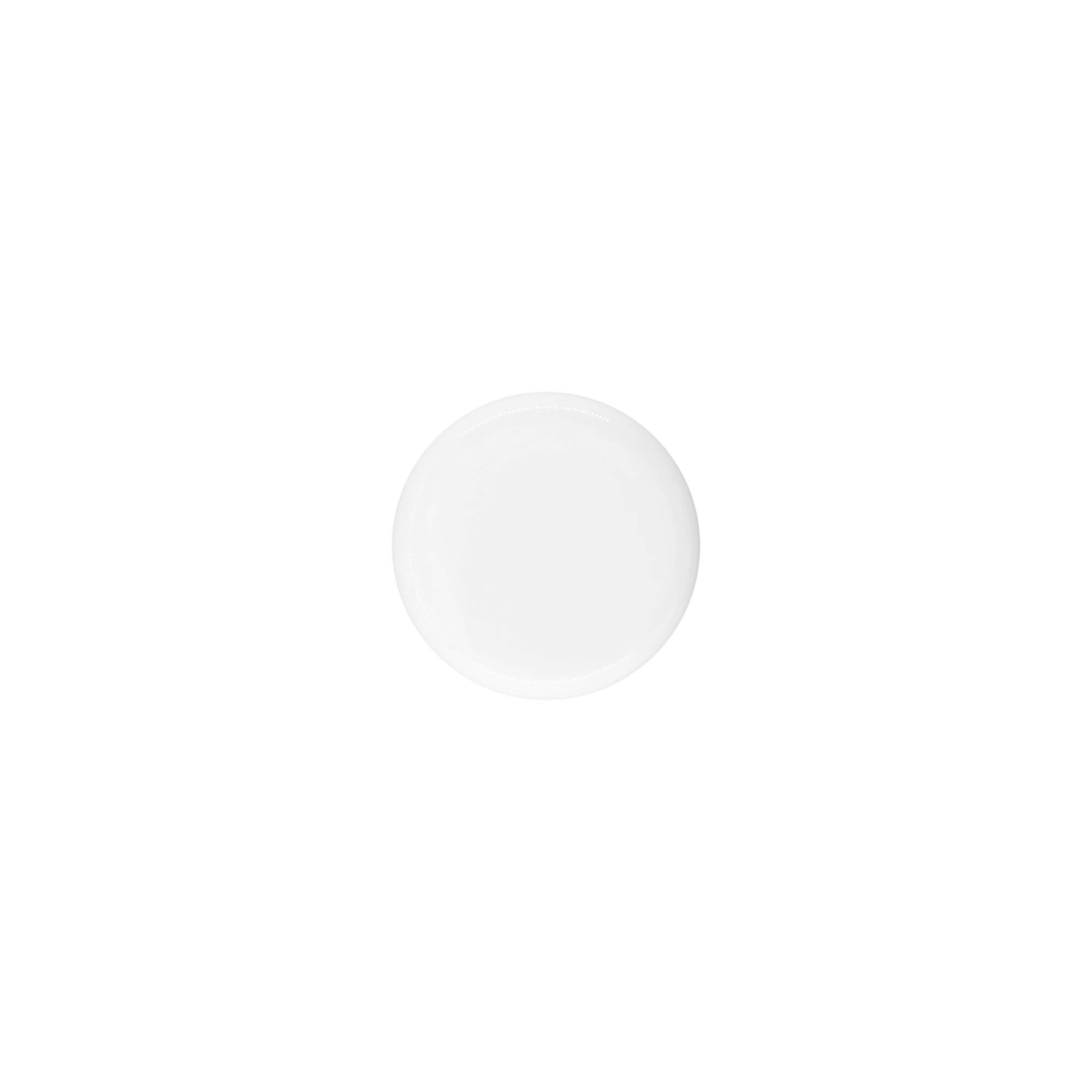 Bougage à vis pour 15 ml 'Bianca', plastique PP, blanc