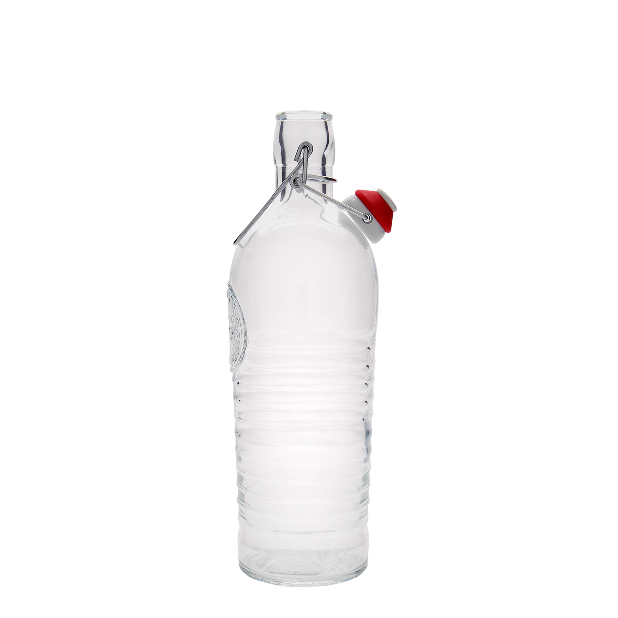 Glazen fles 'Officina 1825', 1200 ml, monding: beugelsluiting Glazen fles 'Officina 1825', 1200 ml, monding: beugelsluiting
