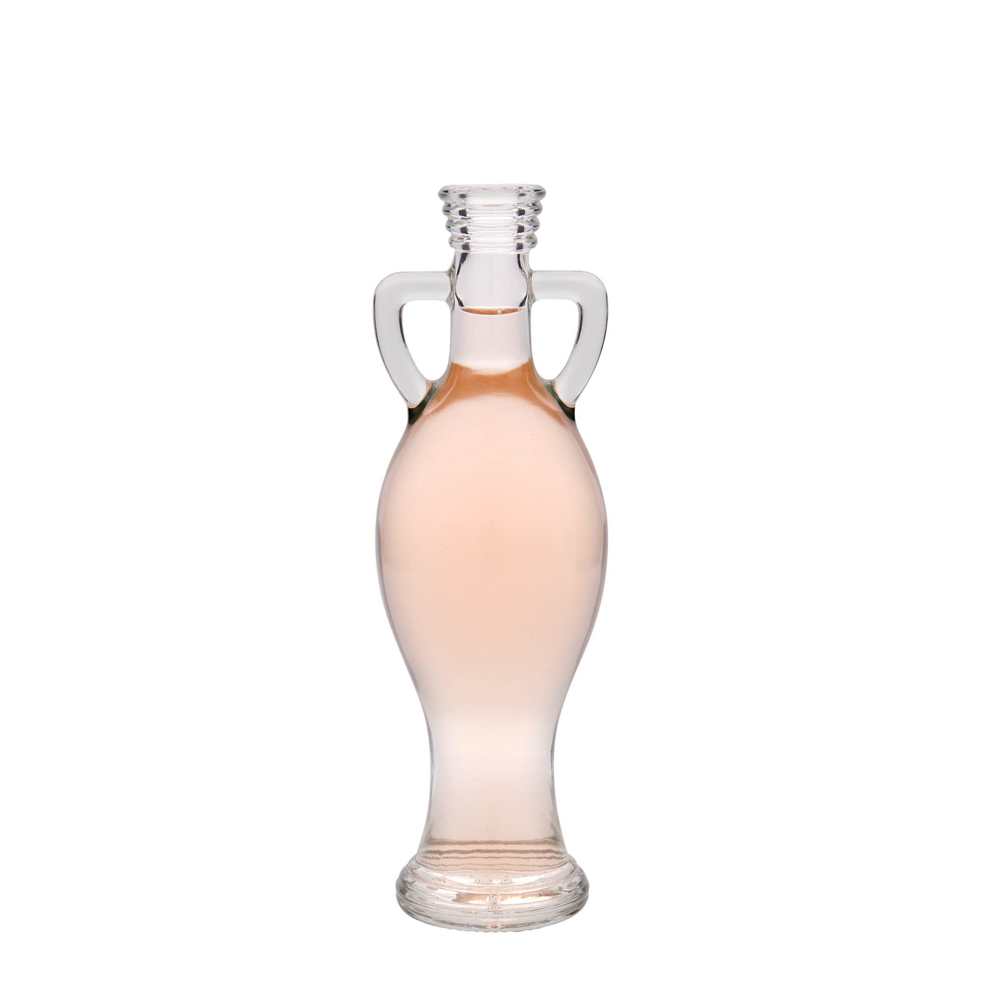 Glazen fles 'Amphore', 200 ml, monding: kurk Glazen fles 'Amphore', 200 ml, monding: kurk
