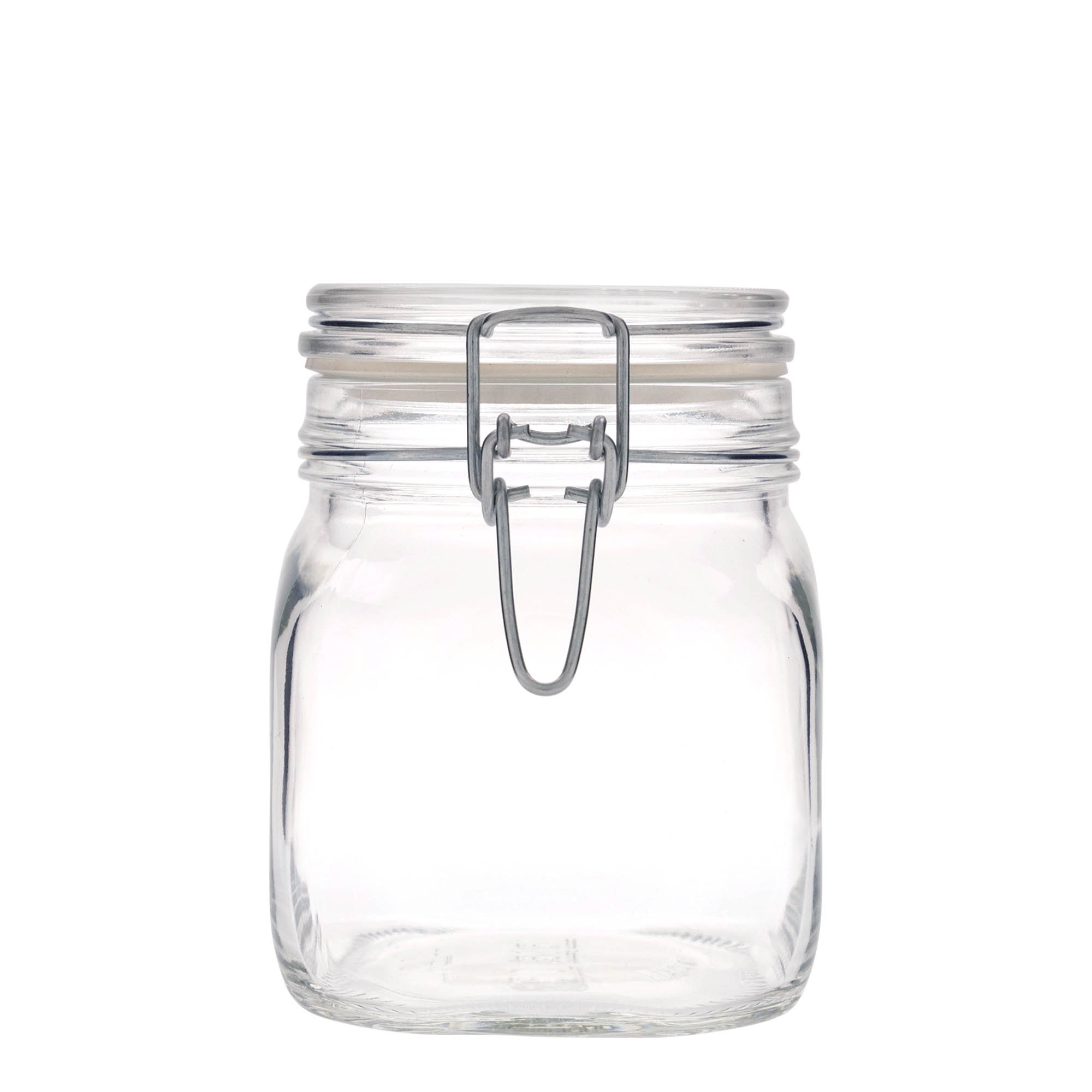 Bocal à fermeture mécanique 750 ml 'Fido', carré, bouchage: bouchon mécanique Bocal à fermeture mécanique 750 ml 'Fido', carré, bouchage: bouchon mécanique