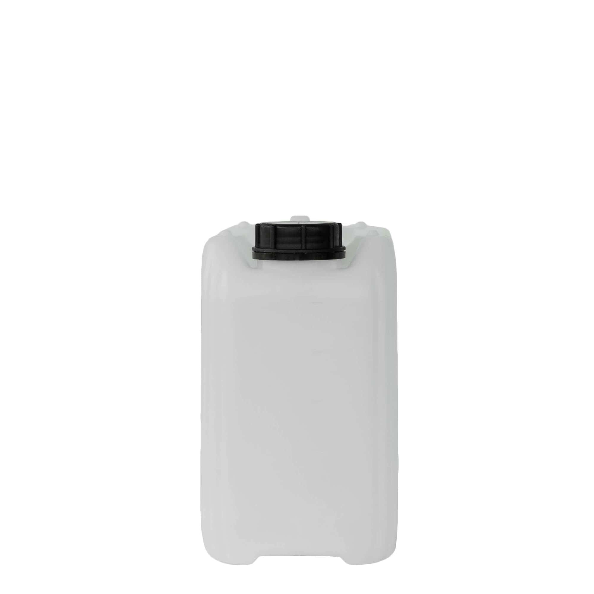 Bidon 5 l, rectangulaire, plastique PEHD, nature, bouchage: ND 55 Bidon 5 l, rectangulaire, plastique PEHD, nature, bouchage: ND 55