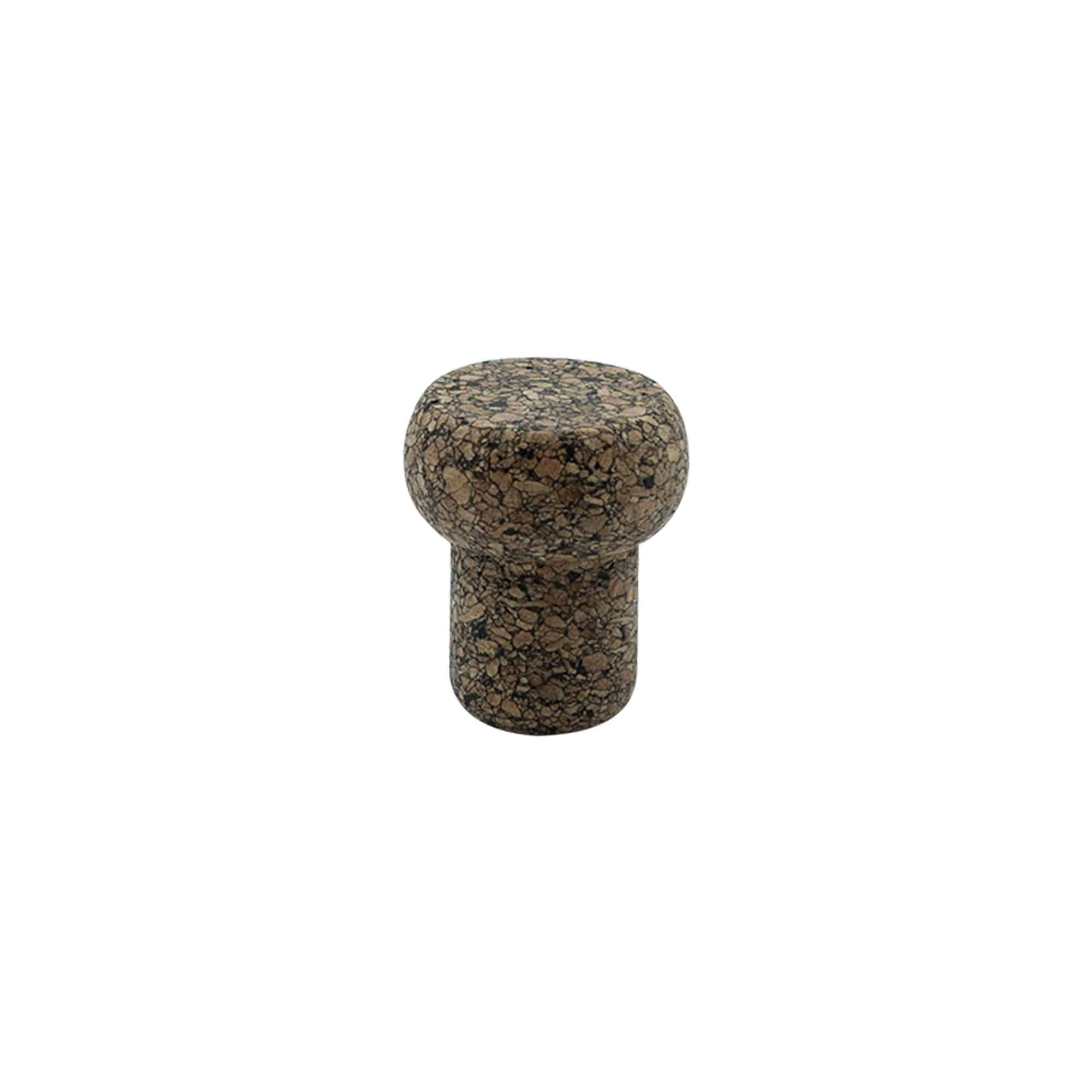 Bouchon à poignée « Barrel » 19,5 mm, Corkcoal, pour bouchage: bouchon
