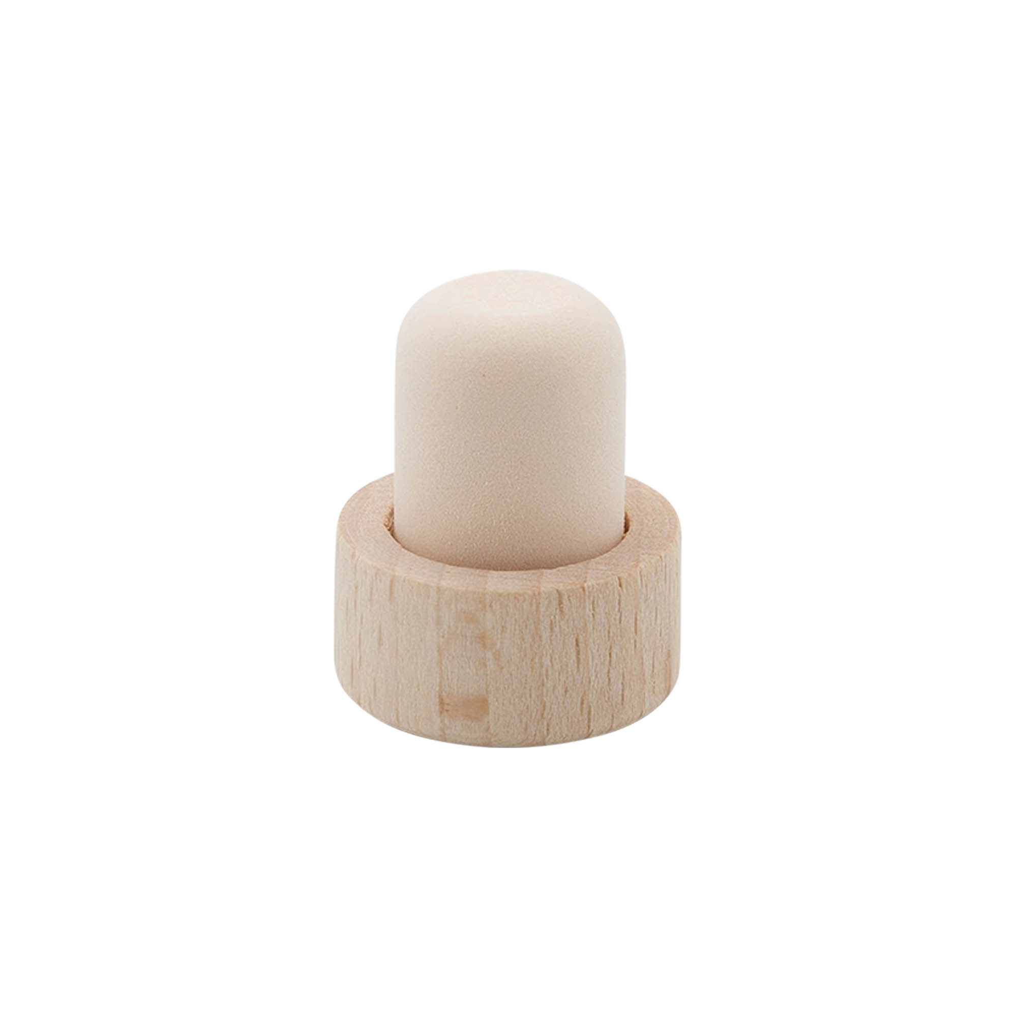 Dopkurk, 19 mm, hout/kunststof, voor monding: kurk