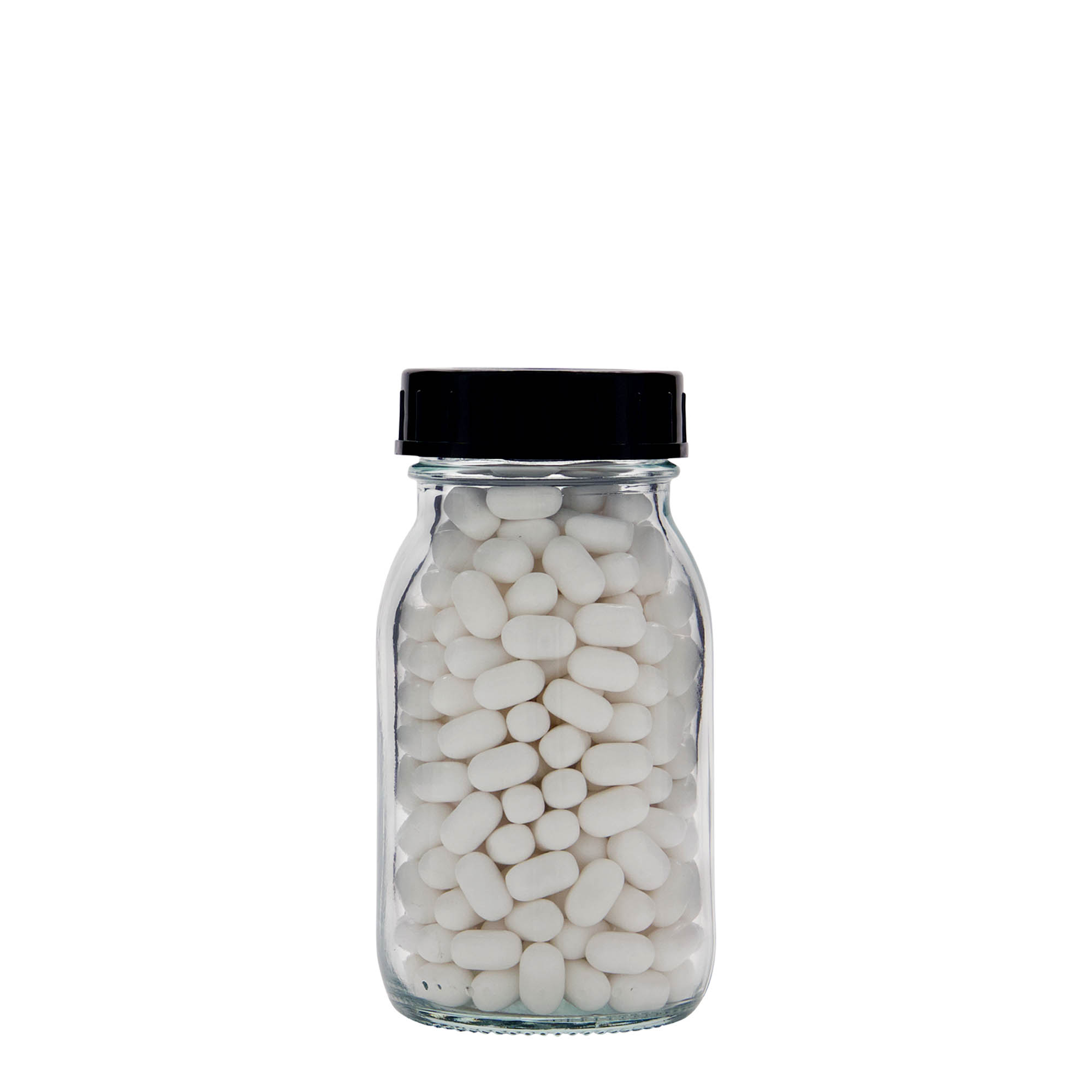 Pot met brede hals, 150 ml, monding: DIN 45 Pot met brede hals, 150 ml, monding: DIN 45