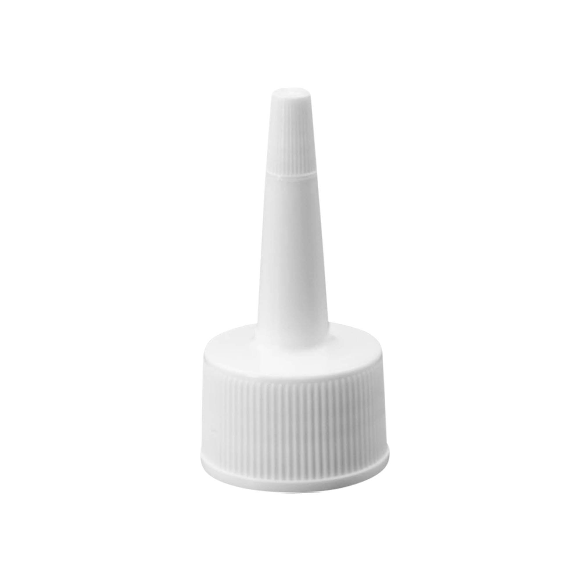 Bougage à vis avec applicateur, plastique PP, blanc, pour bouchage: 24/410 Bougage à vis avec applicateur, plastique PP, blanc, pour bouchage: 24/410
