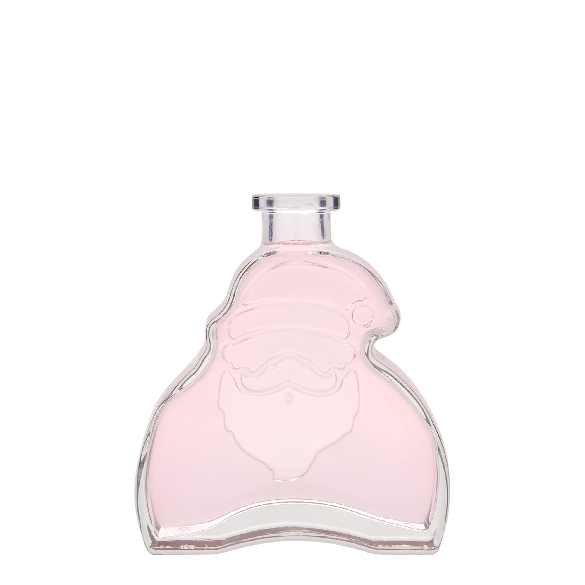 Glazen fles 'Santa Claus', 200 ml, monding: kurk