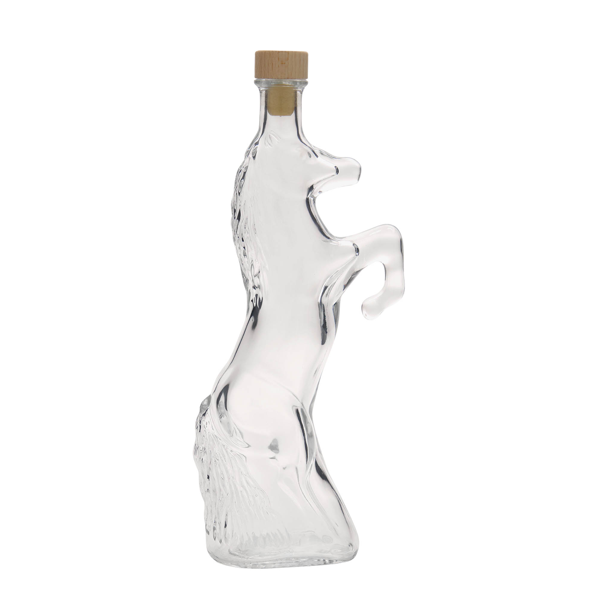 Glazen fles 'Wild Horse', 350 ml, monding: kurk Glazen fles 'Wild Horse', 350 ml, monding: kurk