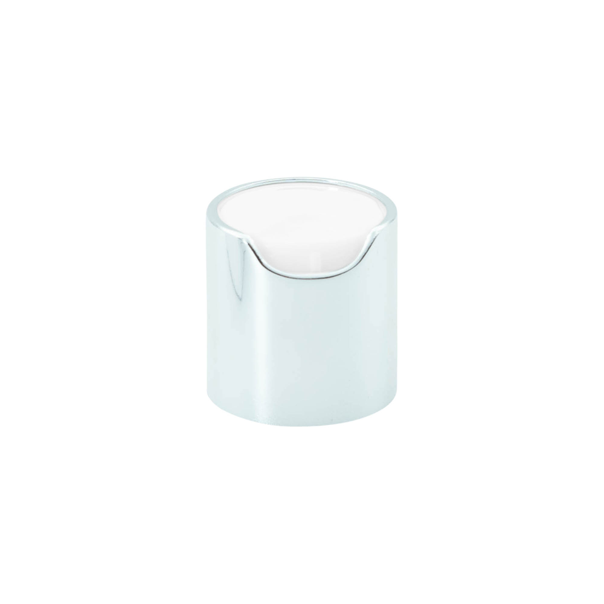 Bougage à vis Disc Top, plastique PP, argenté, pour bouchage: 24/410