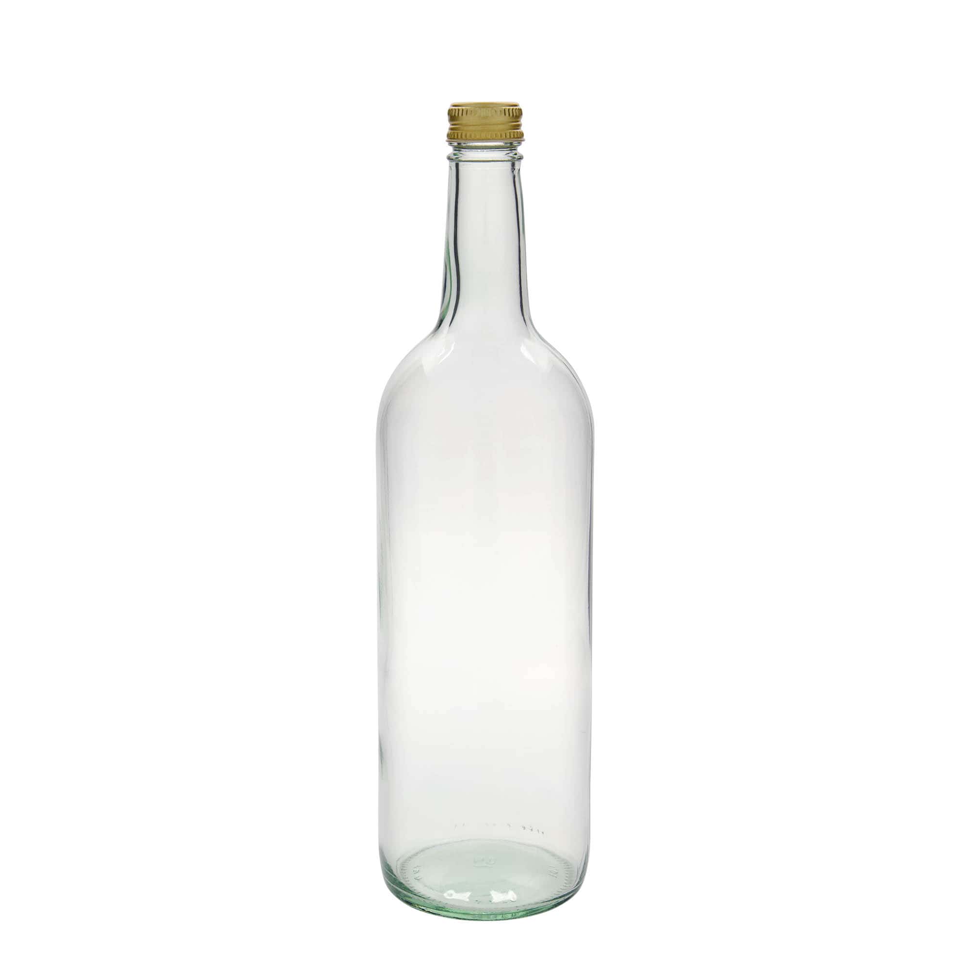 Bouteille universelle 1 000 ml, verre, bouchage: PP 28